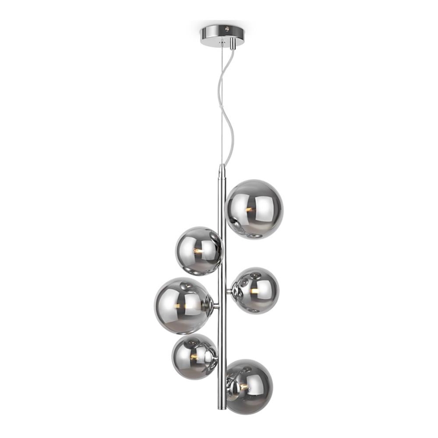 Maytoni MOD545PL-06CH - Luster na sajli DALLAS 6xG9/28W/230V sjajni krom