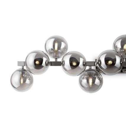 Maytoni MOD547WL-13CH - Zidna svjetiljka DALLAS 13xG9/28W/230V u dimnoj boji