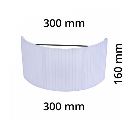 Maytoni MOD974-WLShade-White - Sjenilo za zidnu svjetiljku TORONTO bijela E27 300x160 mm