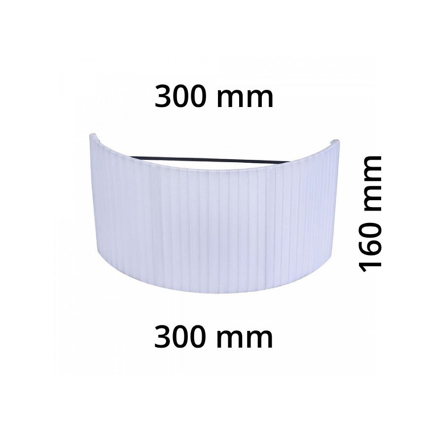 Maytoni MOD974-WLShade-White - Sjenilo za zidnu svjetiljku TORONTO bijela E27 300x160 mm