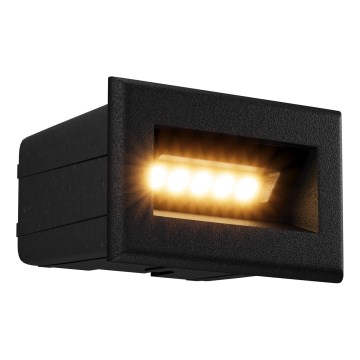 Maytoni O045SL-L3B3K - LED Vanjska ugradbena svjetiljka BOSCA LED/3W/230V 3000K IP65 crna