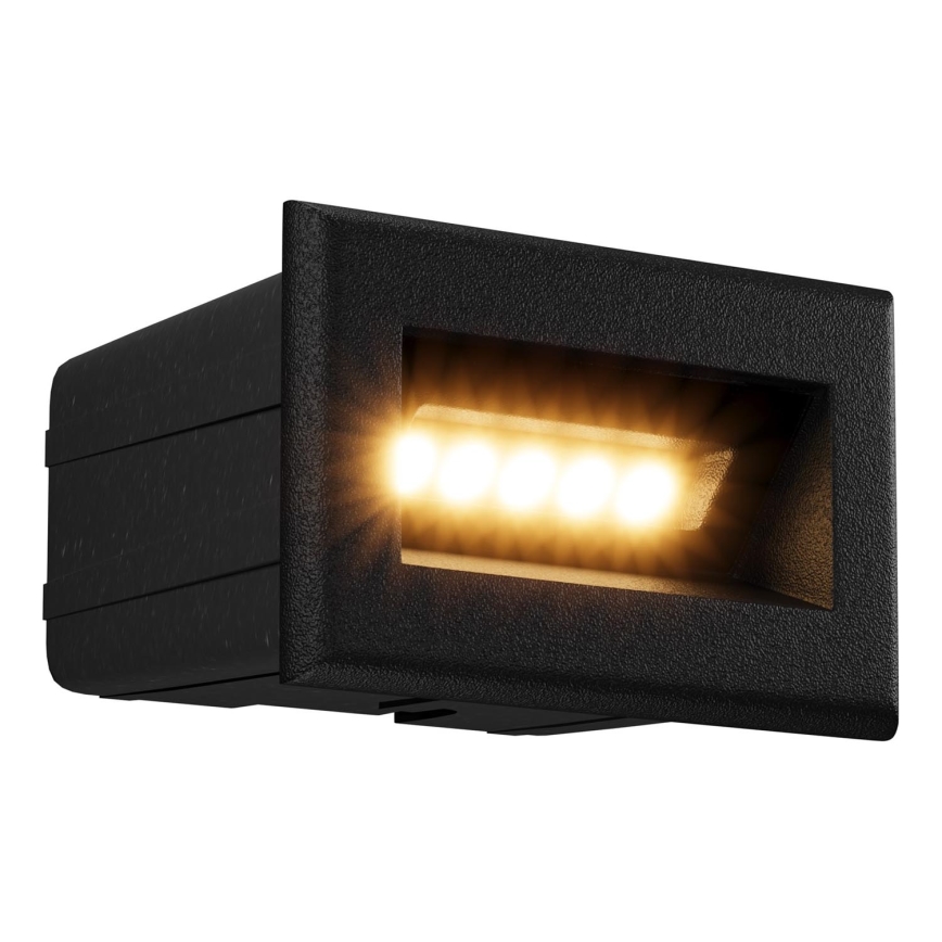 Maytoni O045SL-L3B3K - LED Vanjska ugradbena svjetiljka BOSCA LED/3W/230V 3000K IP65 crna