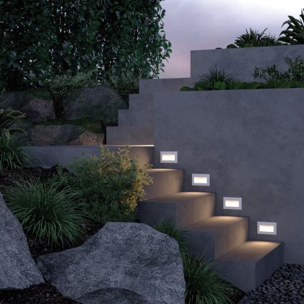 Maytoni O045SL-L3W3K - LED Vanjska ugradbena svjetiljka BOSCA LED/3W/230V 3000K IP65 bijela