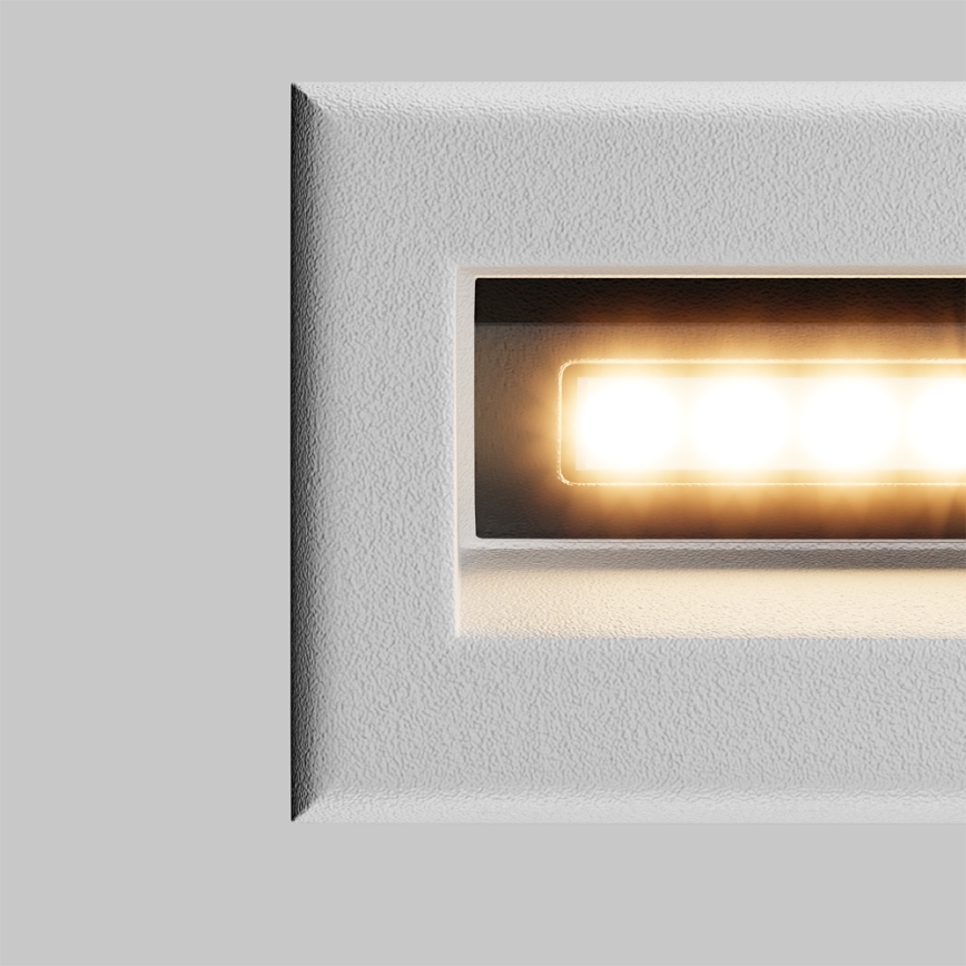 Maytoni O045SL-L3W3K - LED Vanjska ugradbena svjetiljka BOSCA LED/3W/230V 3000K IP65 bijela