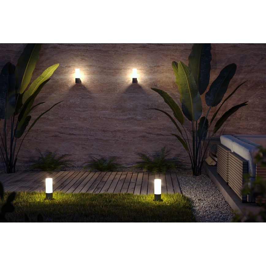 Maytoni O418FL-01B - Vanjska lampa WILLIS 1xE27/60W/230V 30 cm IP54 crna