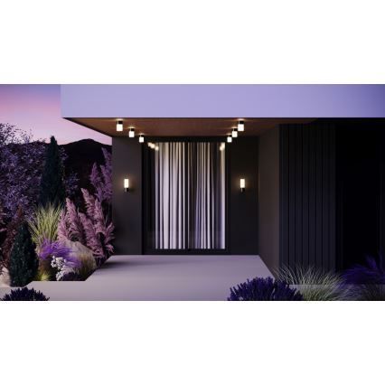 Maytoni O418WL-01B - Vanjska zidna svjetiljka WILLIS 1xE27/60W/230V IP54 crna