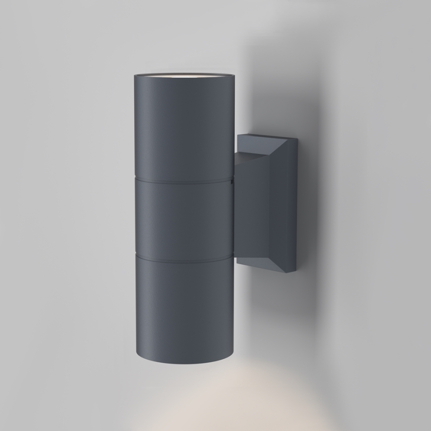 Maytoni O574WL-02GR - Vanjska zidna svjetiljka BOWERY 2xGU10/50W/230V IP54 antracit