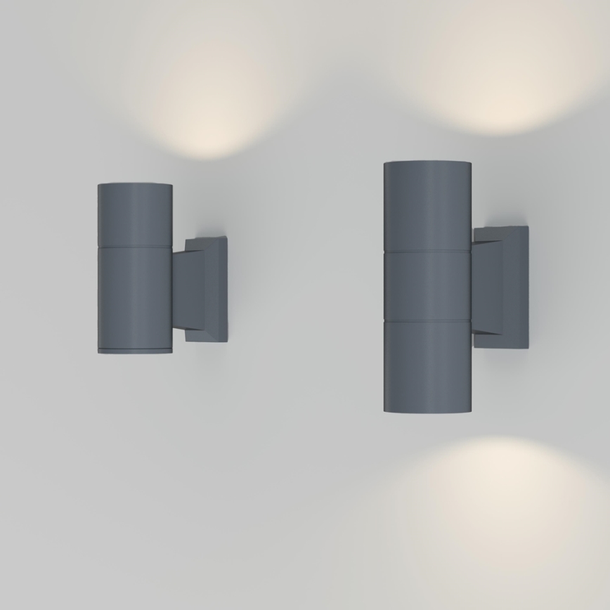 Maytoni O574WL-02GR - Vanjska zidna svjetiljka BOWERY 2xGU10/50W/230V IP54 antracit