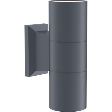 Maytoni O574WL-02GR - Vanjska zidna svjetiljka BOWERY 2xGU10/50W/230V IP54 antracit