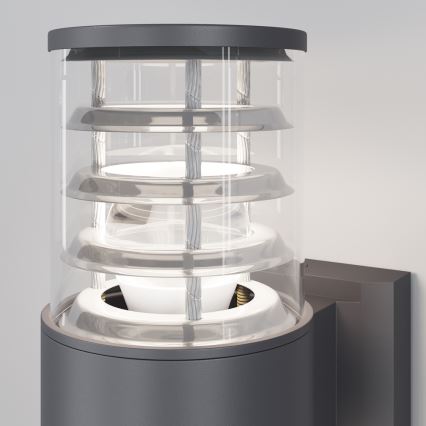 Maytoni O576WL-02GR - Vanjska zidna svjetiljka BRONX 2xE27/60W/230V IP54 antracit