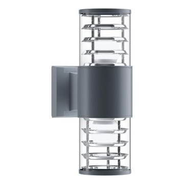 Maytoni O576WL-02GR - Vanjska zidna svjetiljka BRONX 2xE27/60W/230V IP54 antracit