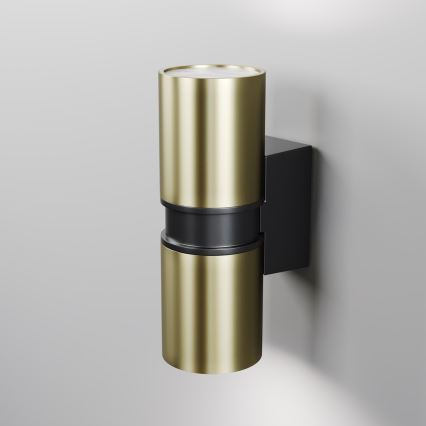 Maytoni O582WL-02BS - Vanjska zidna svjetiljka BOWERY 2xGU10/50W/230V IP54 mesing