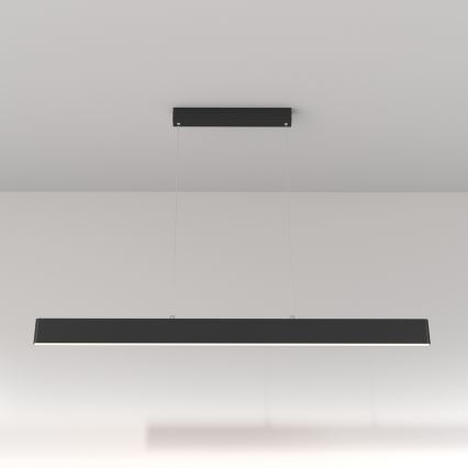 Maytoni P010PL-L30B4K - LED Luster na sajli STEP LED/30W/230V 4000K 118,5 cm crna