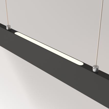 Maytoni P010PL-L30B4K - LED Luster na sajli STEP LED/30W/230V 4000K 118,5 cm crna