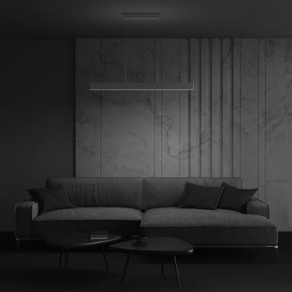 Maytoni P010PL-L30W4K - LED Luster na sajli STEP LED/30W/230V 4000K 118,5 cm bijela