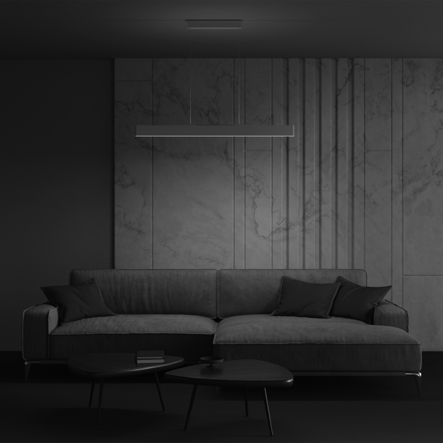 Maytoni P010PL-L30W4K - LED Luster na sajli STEP LED/30W/230V 4000K 118,5 cm bijela