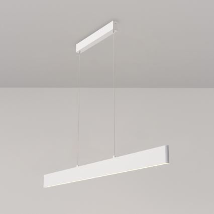 Maytoni P010PL-L30W4K - LED Luster na sajli STEP LED/30W/230V 4000K 118,5 cm bijela