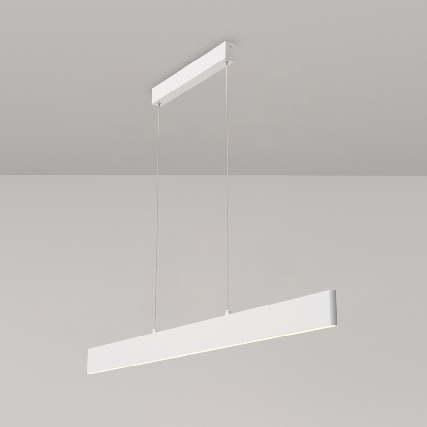 Maytoni P010PL-L30W4K - LED Luster na sajli STEP LED/30W/230V 4000K 118,5 cm bijela