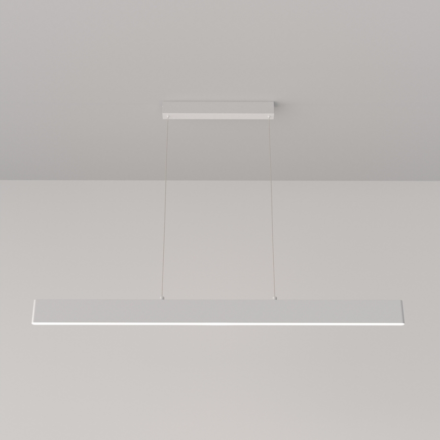 Maytoni P010PL-L30W4K - LED Luster na sajli STEP LED/30W/230V 4000K 118,5 cm bijela