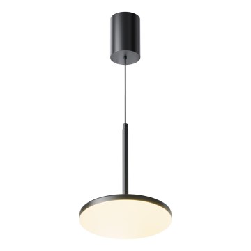 Maytoni P076PL-L12W3K-B - LED Luster na sajli PLATO LED/12W/230V 3000K crna