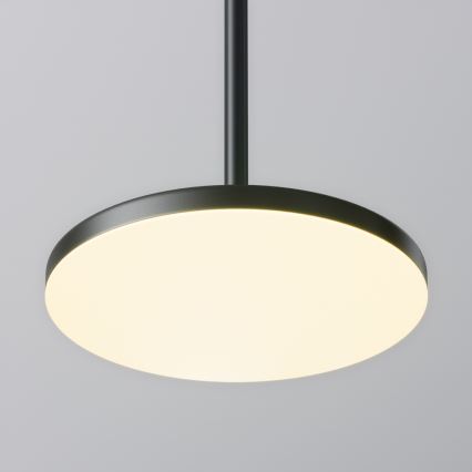 Maytoni P076PL-L12W3K-B - LED Luster na sajli PLATO LED/12W/230V 3000K crna