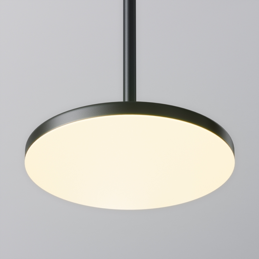 Maytoni P076PL-L12W3K-B - LED Luster na sajli PLATO LED/12W/230V 3000K crna