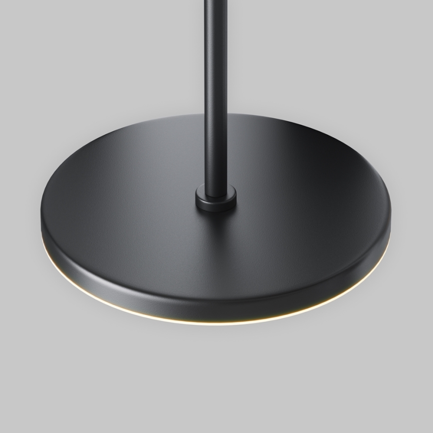 Maytoni P076PL-L12W3K-B - LED Luster na sajli PLATO LED/12W/230V 3000K crna