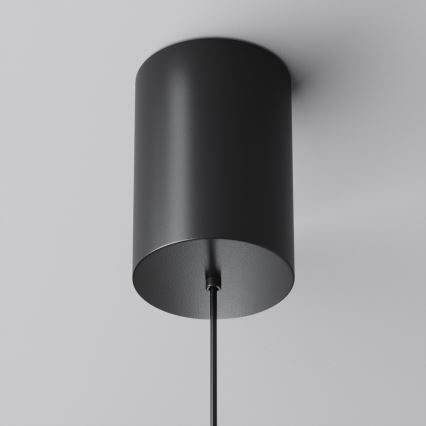 Maytoni P076PL-L12W3K-B - LED Luster na sajli PLATO LED/12W/230V 3000K crna