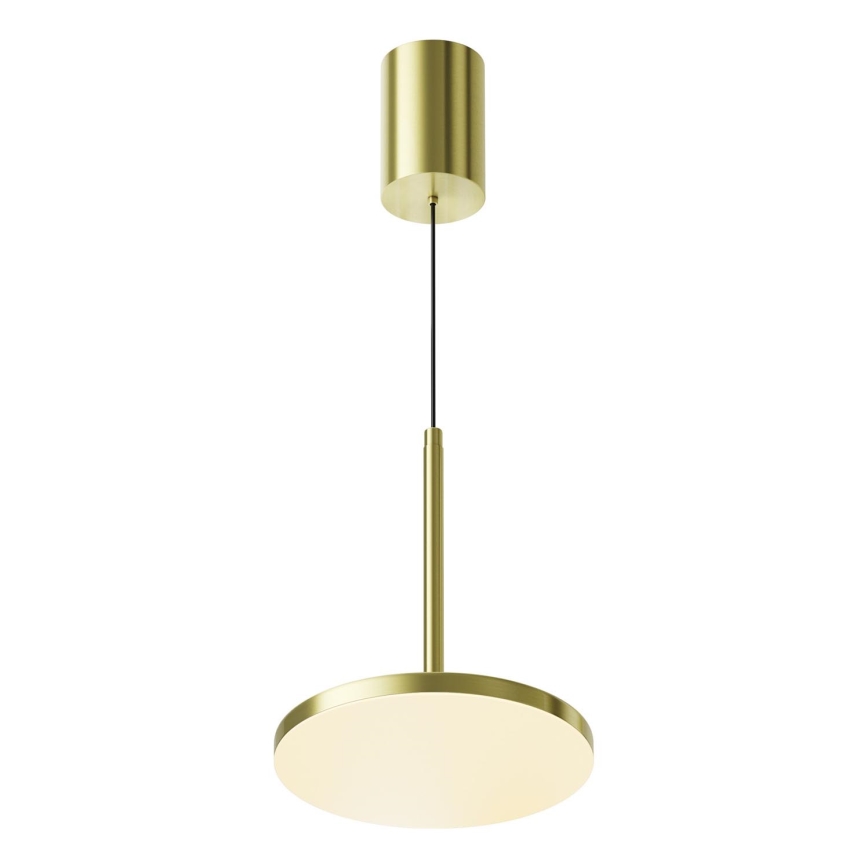 Maytoni P076PL-L12W3K-BS - LED Luster na sajli PLATO LED/12W/230V 3000K zlatna