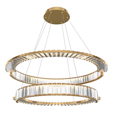 Maytoni P097PL-L90G4K - LED luster na sajli KRONE LED/90W/230V CRI 90, promjer 102 cm, zlatna
