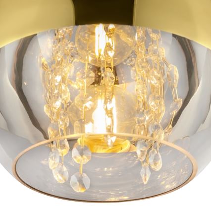 Maytoni P140-PL-110-1-G - Luster na sajli FERMI 1xE27/60W/230V zlatna