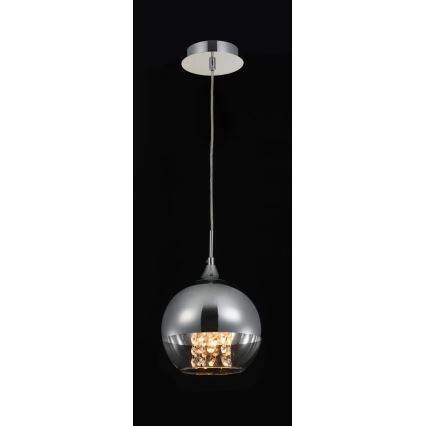 Maytoni P140-PL-110-1-N - Luster na sajli FERMI 1xE27/60W/230V sjajni krom
