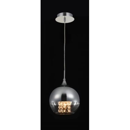 Maytoni P140-PL-110-1-N - Luster na sajli FERMI 1xE27/60W/230V krom