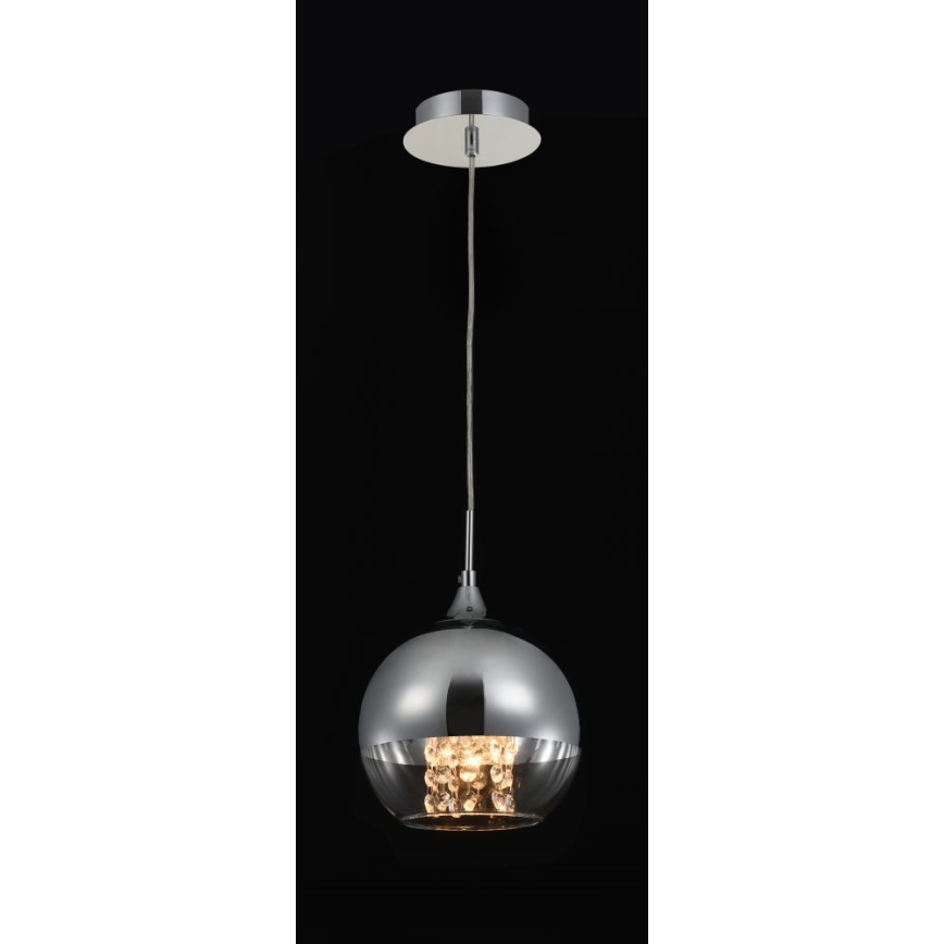 Maytoni P140-PL-110-1-N - Luster na sajli FERMI 1xE27/60W/230V sjajni krom
