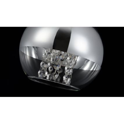 Maytoni P140-PL-110-1-N - Luster na sajli FERMI 1xE27/60W/230V sjajni krom