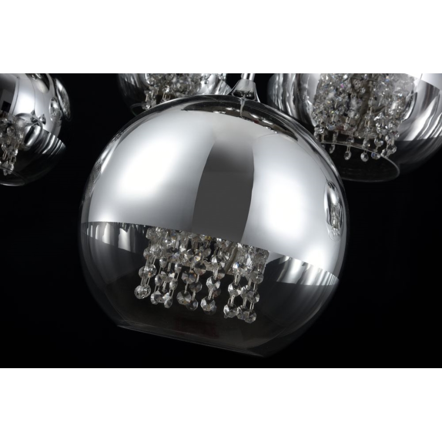 Maytoni P140-PL-170-5-N - Luster na sajli FERMI 5xE27/60W/230V sjajni krom