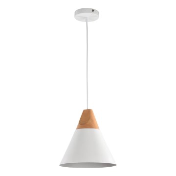 Maytoni P359-PL-01-W - Luster na sajli BICONES 1xE27/60W/230V pr. 22 cm bijela/bež