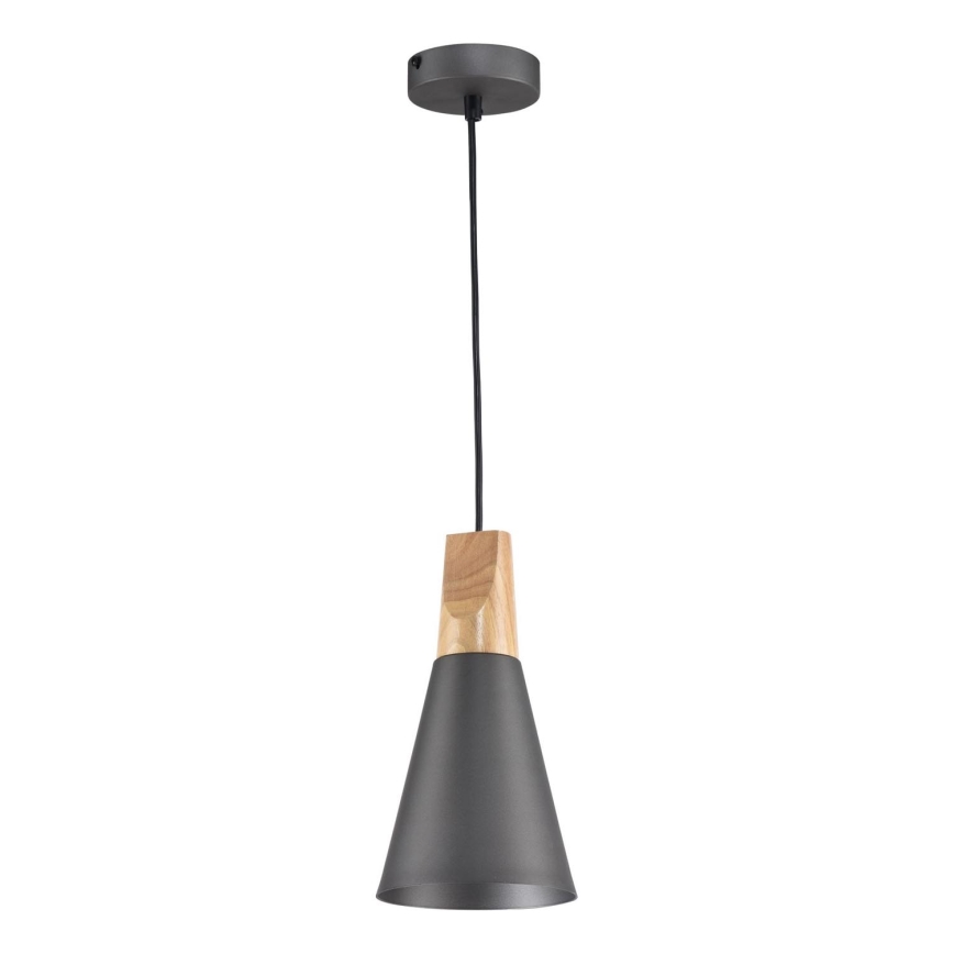 Maytoni P359-PL-140-C - Luster na sajli BICONES 1xE27/60W/230V pr. 14 cm siva/bež