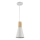 Maytoni P359-PL-140-W - Luster na sajli BICONES 1xE27/60W/230V pr. 14 cm bijela/bež