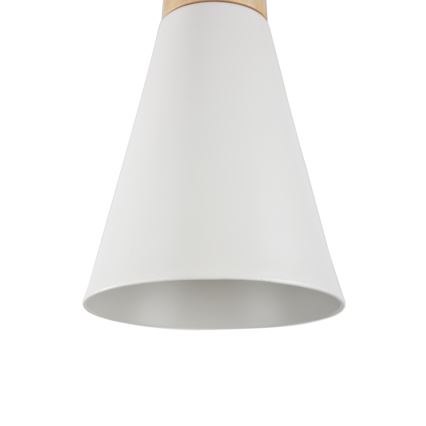 Maytoni P359-PL-140-W - Luster na sajli BICONES 1xE27/60W/230V pr. 14 cm bijela/bež