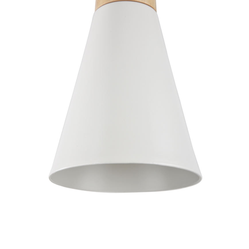 Maytoni P359-PL-140-W - Luster na sajli BICONES 1xE27/60W/230V pr. 14 cm bijela/bež
