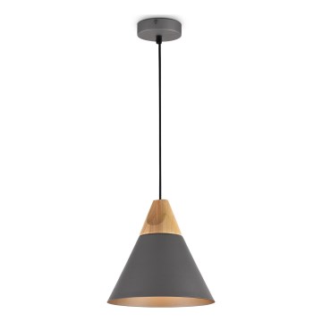 Maytoni P359-PL-220-C - Luster na sajli BICONES 1xE27/60W/230V pr. 22 cm siva/bež
