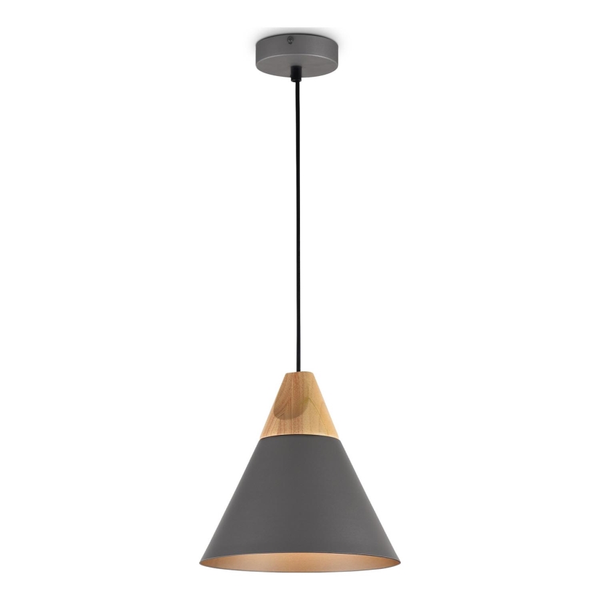 Maytoni P359-PL-220-C - Luster na sajli BICONES 1xE27/60W/230V pr. 22 cm siva/bež