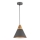 Maytoni P359-PL-220-C - Luster na sajli BICONES 1xE27/60W/230V pr. 22 cm siva/bež