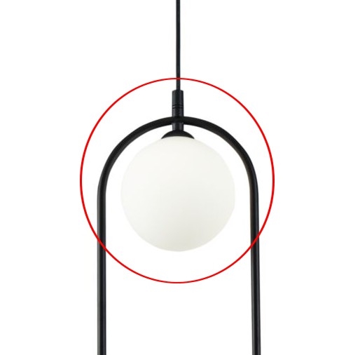 Maytoni - Zamjensko sjenilo za luster RING bijelo