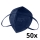 Media Sanex Zaštitna maska FFP2 NR / KN95 Dark blue 50 kom
