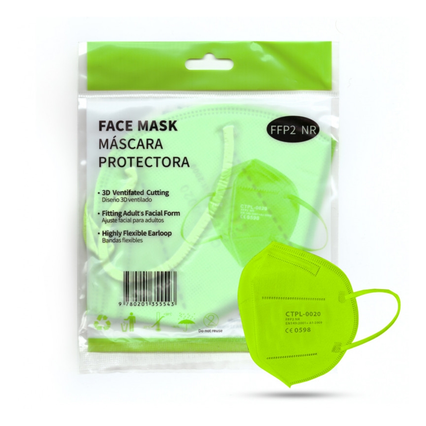 Media Sanex Zaštitna maska FFP2 NR / KN95 Green 50 kom