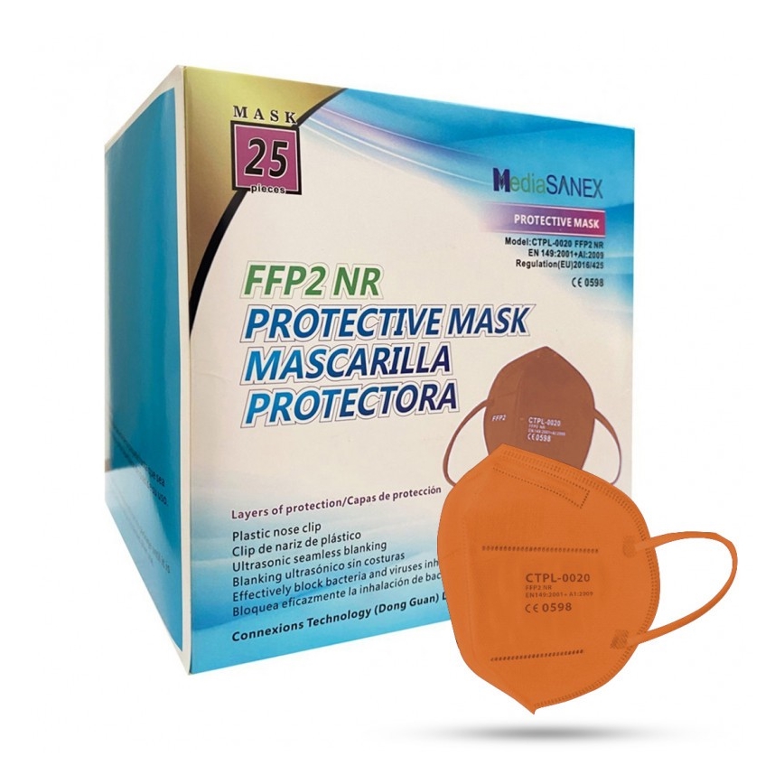 Media Sanex Zaštitna maska FFP2 NR Orange 1kom