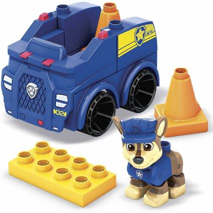Mega Bloks - Dječji set Psići u ophodnji Chaseov automobil