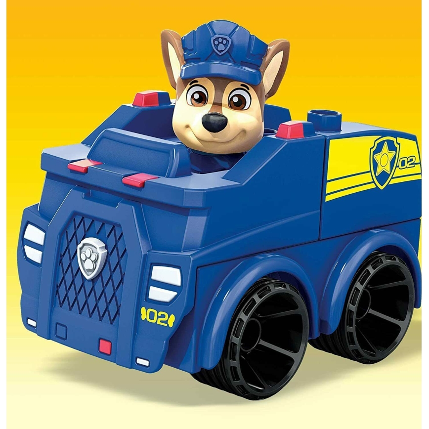 Mega Bloks - Dječji set Psići u ophodnji Chaseov automobil